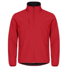 CLIQUE CLASSIC SOFTSHELL JACKET RED