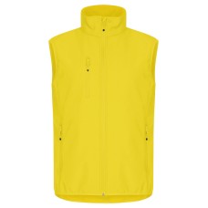 CLIQUE CLASSIC SOFTSHELL VEST LEMON