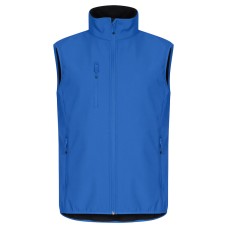 CLIQUE CLASSIC SOFTSHELL VEST ROYAL BLUE