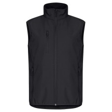 CLIQUE CLASSIC SOFTSHELL VEST BLACK