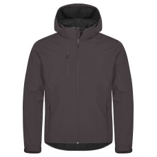 CLIQUE CLASSIC SOFTSHELL HOODY JACKET DARK GREY