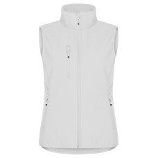 CLIQUE CLASSIC SOFTSHELL VEST WOMEN WHITE