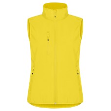CLIQUE CLASSIC SOFTSHELL VEST WOMEN LEMON