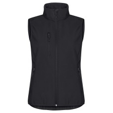 CLIQUE CLASSIC SOFTSHELL VEST WOMEN BLACK