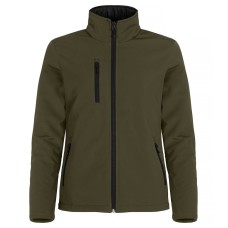 CLIQUE PADDED SOFTSHELL JACKET WOMEN FOG GREEN