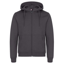 CLIQUE MIAMI HOODY FZ METAL GREY
