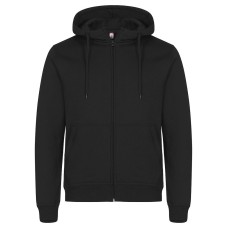 CLIQUE MIAMI HOODY FZ BLACK