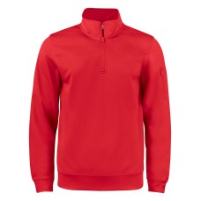 CLIQUE BASIC ACTIVE HALF ZIP RED
