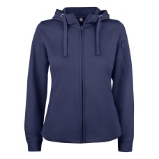 CLIQUE BASIC ACTIVE HOODY FZ WOMEN DARK NAVY
