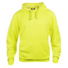 CLIQUE BASIC HOODY VISIBILITY YELLOW