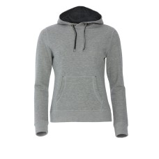 CLIQUE CLASSIC HOODY WOMEN GREY MELANGE