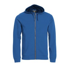 CLIQUE CLASSIC HOODY FULL ZIP ROYAL BLUE