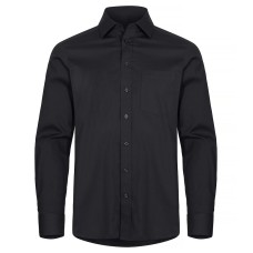 CLIQUE STRETCH SHIRT L/S BLACK