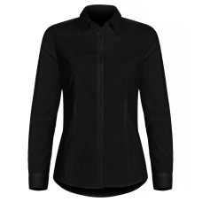 CLIQUE STRETCH SHIRT L/S WOMEN BLACK