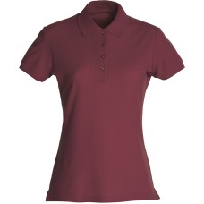 CLIQUE BASIC POLO WOMEN BURGUNDY