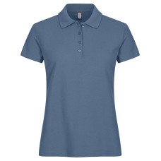 CLIQUE BASIC POLO WOMEN STEEL BLUE