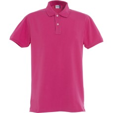 CLIQUE STRETCH PREMIUM POLO BRIGHT CERISE
