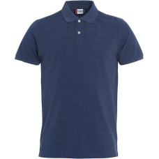 CLIQUE STRETCH PREMIUM POLO BLUE MELANGE