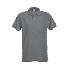 CLIQUE STRETCH PREMIUM POLO GREY MELANGE