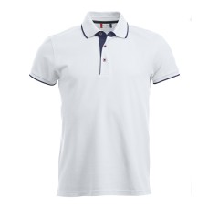 CLIQUE SEATTLE POLO WHITE