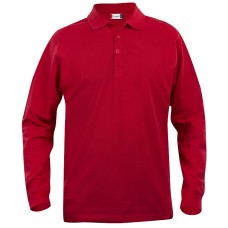 CLIQUE CLASSIC LINCOLN L/S POLO RED