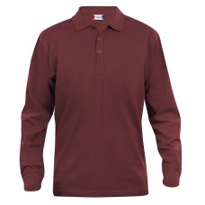 CLIQUE CLASSIC LINCOLN L/S POLO BURGUNDY