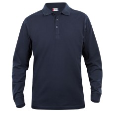 CLIQUE CLASSIC LINCOLN L/S POLO DARK NAVY