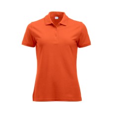 CLIQUE MANHATTAN WOMEN POLO BLOOD ORANGE