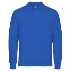 CLIQUE MANHATTAN L/S POLO ROYAL BLUE