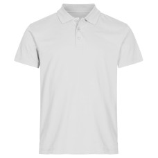 CLIQUE SINGLE JERSEY POLO WHITE