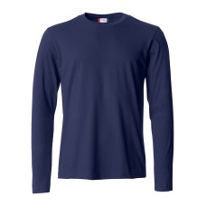 CLIQUE BASIC-T L/S DARK NAVY