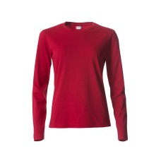 CLIQUE BASIC-T L/S WOMEN RED