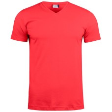 CLIQUE BASIC-T V-NECK RED