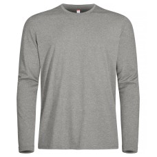 CLIQUE BASIC ACTIVE-T LS GREY MELANGE