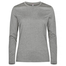 CLIQUE BASIC ACTIVE-T WOMEN LS GREY MELANGE