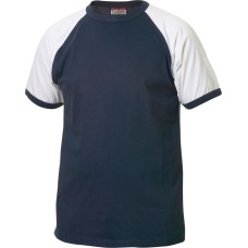 CLIQUE RAGLAN TEE NAVY/WHITE