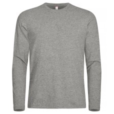CLIQUE PREMIUM FASHION-T LS GREY MELANGE