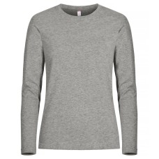 CLIQUE PREMIUM FASHION-T LS WOMEN GREY MELANGE