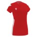 OXYGEN SHIRT WOMAN RED/WHT
