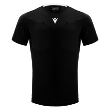 FRISK REFEREE SHIRT BLK/WHT SS