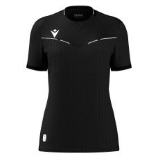 KATERYN ECO REFEREE SHIRT SS WMN FIT BLK/NS