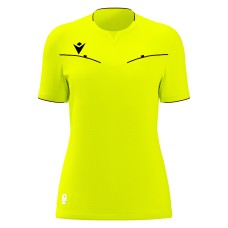 KATERYN ECO REFEREE SHIRT SS WMN FIT NYEL/NS