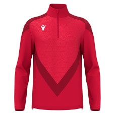 ANDUIN 1/4 ZIP TOP RED/DRED