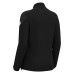 ANORA WMN 1/4 ZIP TOP BLK/DGRY