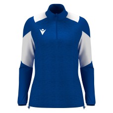 CHANTICO WMN 1/4 ZIP TOP ROY/WHT