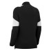 CHANTICO WMN 1/4 ZIP TOP BLK/WHT