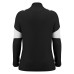 CHANTICO WMN 1/4 ZIP TOP BLK/WHT