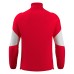 CUZCO 1/4 ZIP TOP RED/WHT