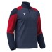 CUZCO 1/4 ZIP TOP NAV/RED