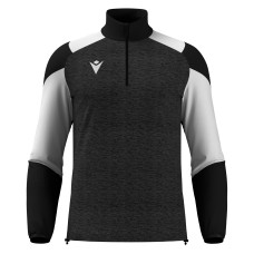CUZCO 1/4 ZIP TOP BLK/WHT